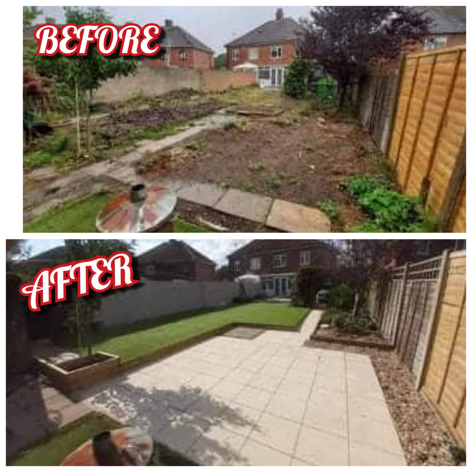 Before and after — Project 1