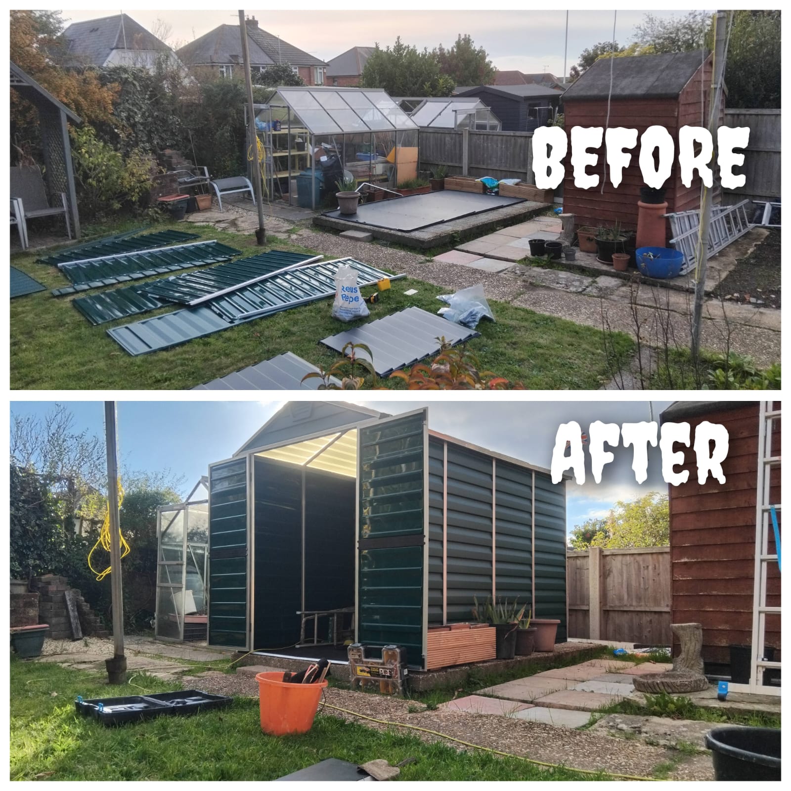 Before and after — Project 7