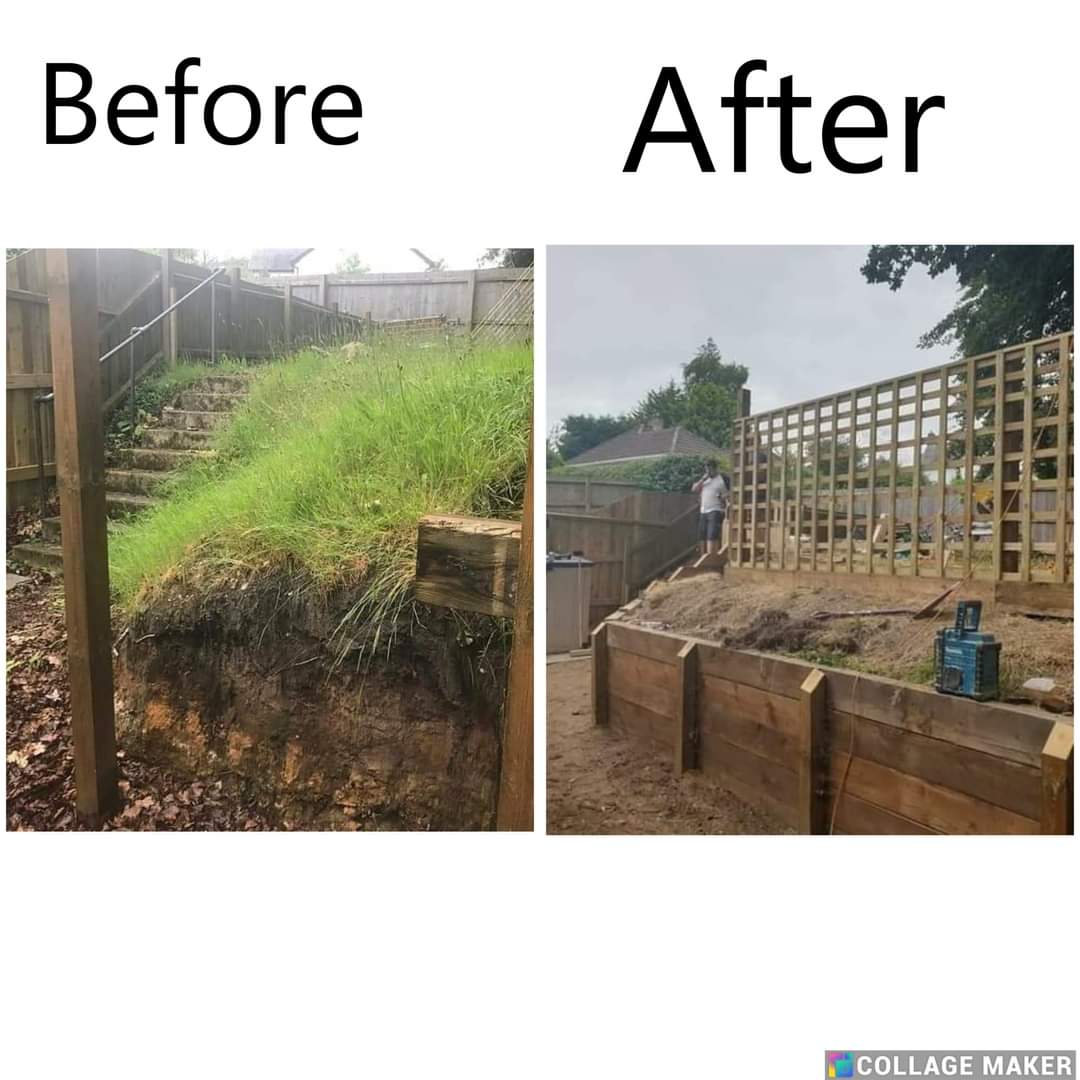 Before and after — Project 8