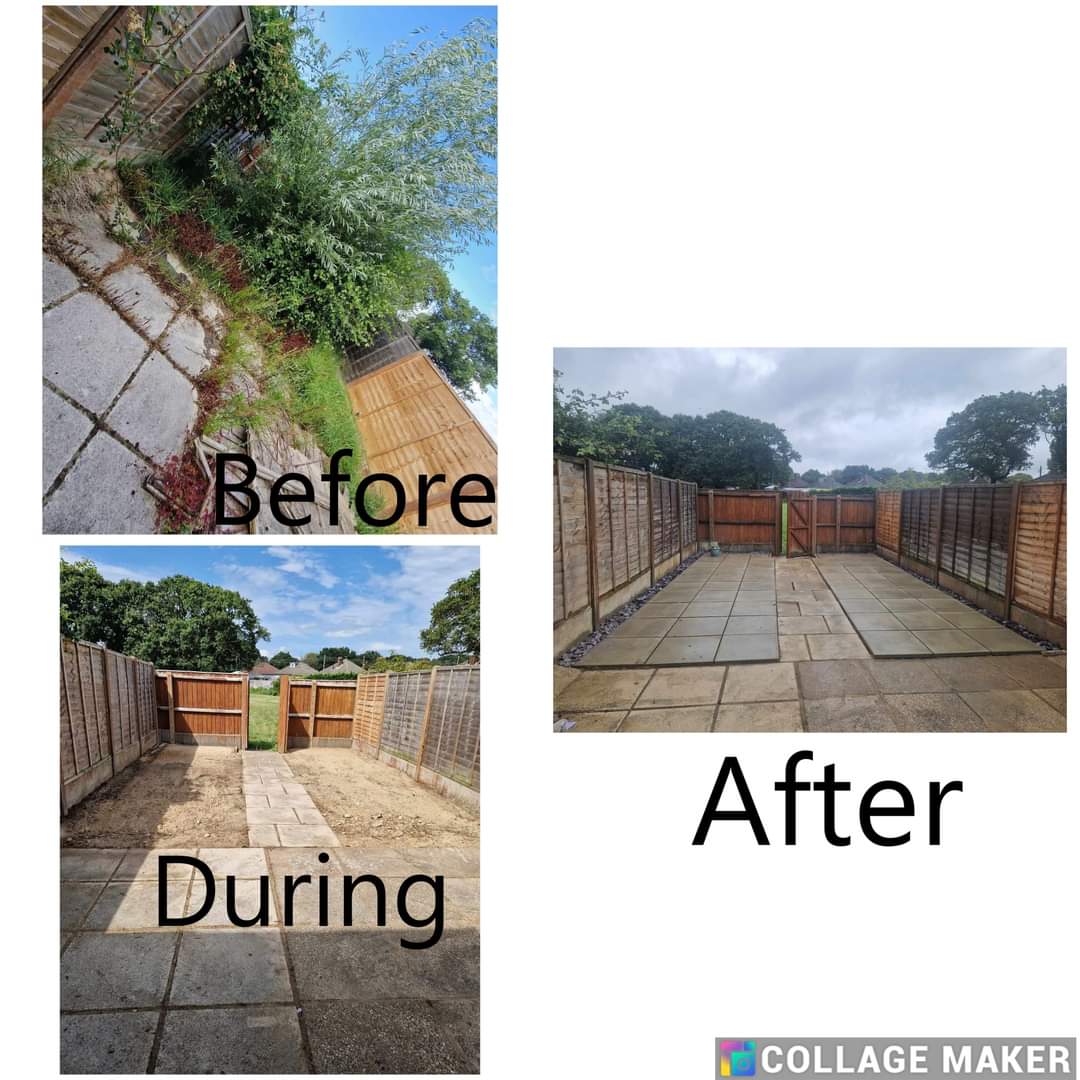 Before and after — Project 9