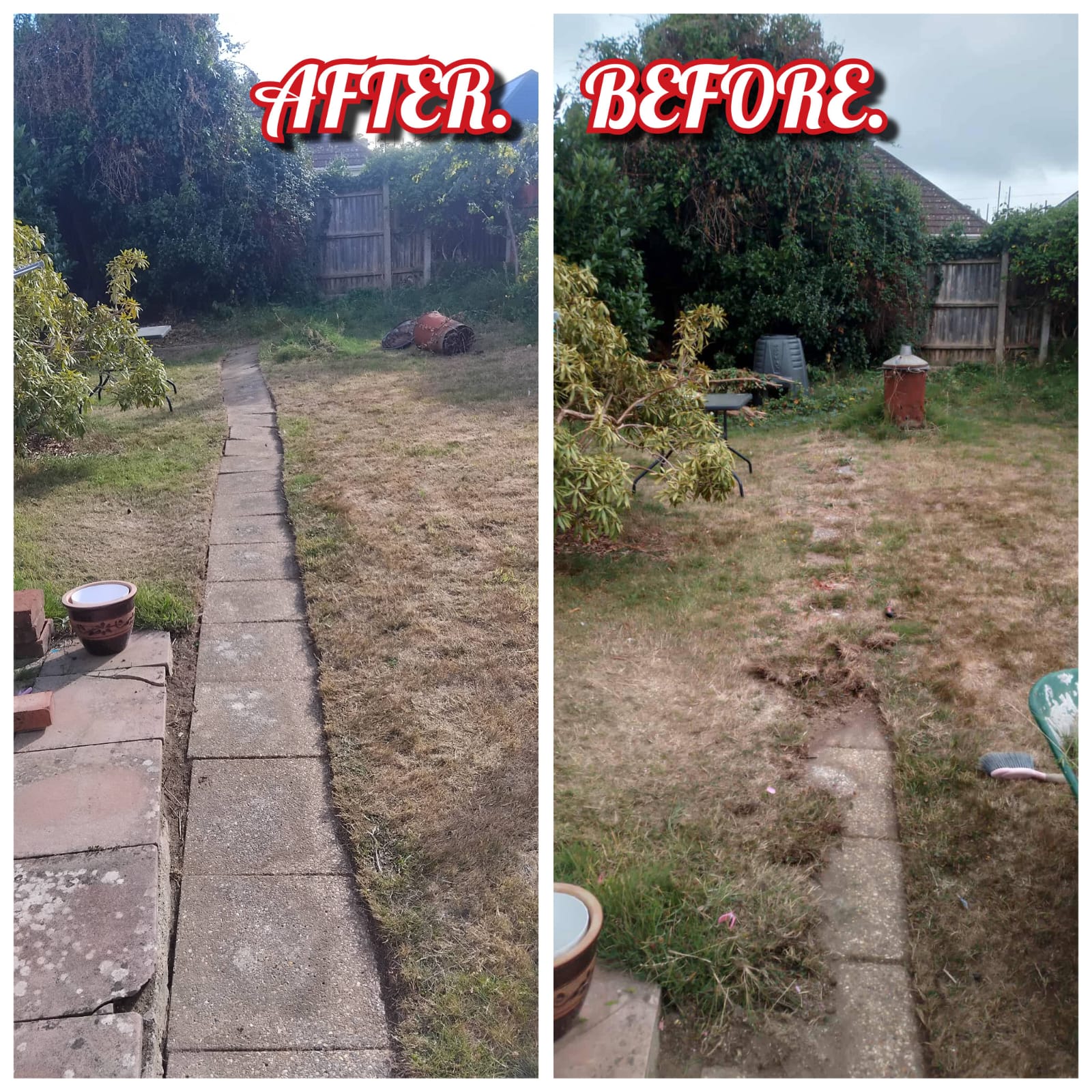 Before and after — Project 38