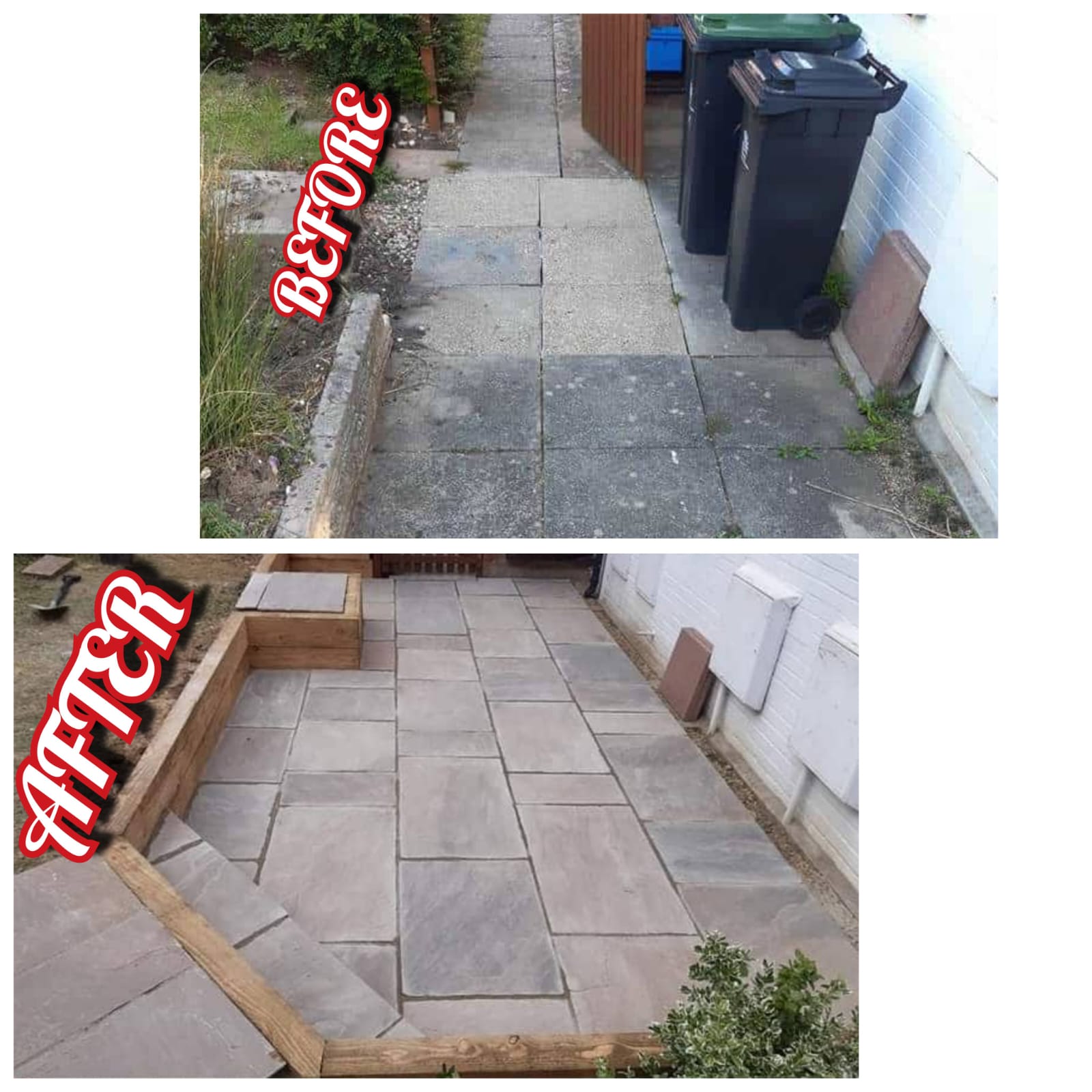 Before and after — Project 43